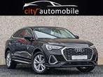 Audi Q3 35 TFSI Sportback S-LINE S-TRONIC CARPLAY GPS RADA, Auto's, Audi, Automaat, 4 cilinders, Zwart, Leder