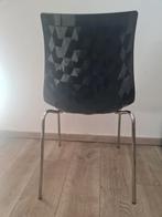 Koopje design calligaris ice stoelen 6 stuks zwart, Huis en Inrichting, Stoelen, Ophalen, Gebruikt, Zwart, Design