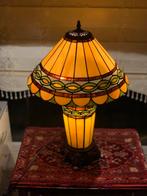 Prachtige tiffanylamp met drie lichtpunten, Antiek en Kunst, Antiek | Verlichting, Ophalen of Verzenden