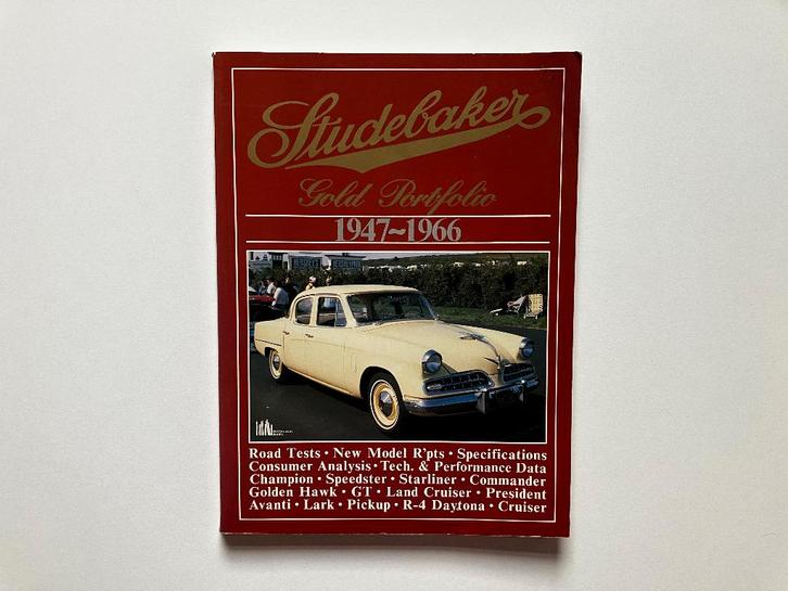 Studebaker Gold Portfolio 1947-1966 (Brooklands 180 p.), Boeken, Auto's | Boeken, Gelezen, Overige merken, Ophalen of Verzenden