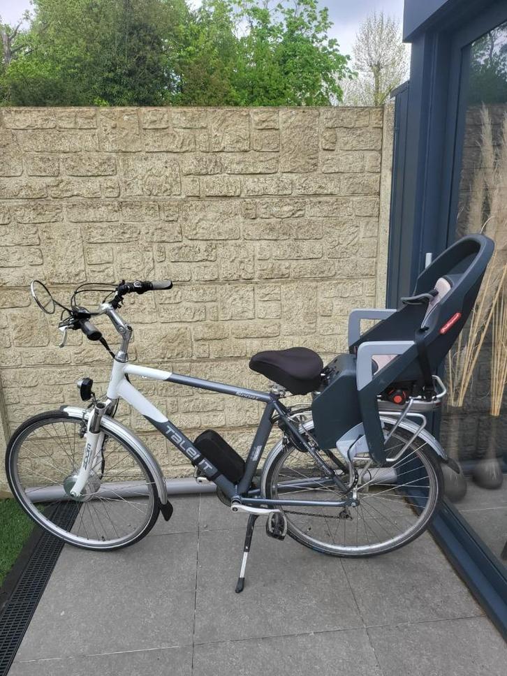 Elektrische HERENFIETS merk Talent TOPSTAAT, Fietsen en Brommers, Elektrische fietsen, Nieuw, Overige merken, 47 tot 51 cm, 50 km per accu of meer