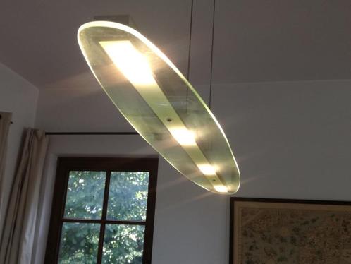 plafondlamp, Huis en Inrichting, Lampen | Plafondlampen, Zo goed als nieuw, Glas, Ophalen
