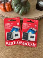 SanDisk 16GB MicroSDHC w/adapter, Ophalen of Verzenden, MicroSDHC, SanDisk, 16 GB