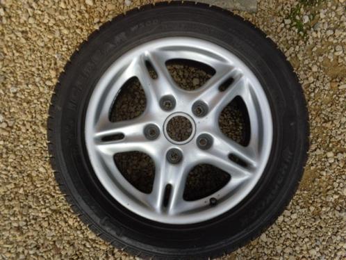 4 Porsche boxster cayman 996 velgen met winterbanden, Auto-onderdelen, Banden en Velgen, Velg(en), Winterbanden, 16 inch, 225 mm