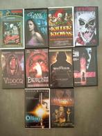 HORREUR: CASSETTES VIDEOS 10 PR 5 EUR AU CHOIX, Cd's en Dvd's, VHS | Film, Horror, Ophalen, Nieuw in verpakking
