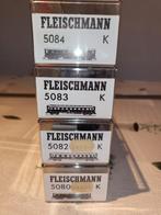 Fleischmann 5080 5082 5083 5084, Hobby & Loisirs créatifs, Trains miniatures | HO, Enlèvement, Utilisé, Wagon, Fleischmann