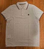 Polo wit katoen L, Moncler, Maat 52/54 (L), Ophalen of Verzenden, Wit