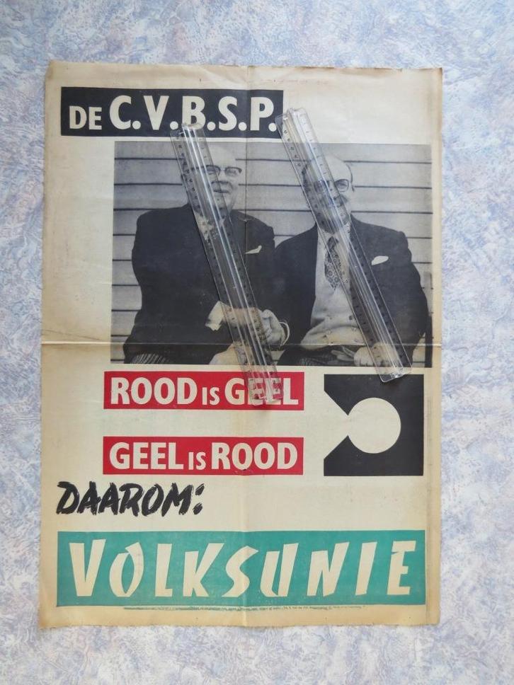 Antwerpen SP CVP VNV Volksunie Rex Front Vlaanderen Borms, Verzamelen, Retro, Overige typen, Verzenden