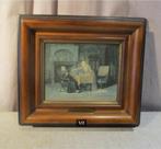Belle estampe d'art ancienne 'Père et femme' - Victor Marais, Maison & Meubles, Accessoires pour la Maison | Peintures, Dessins & Photos