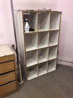 Étagère et meuble à tiroirs en bois, Enlèvement, Utilisé