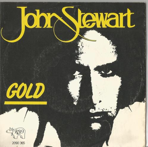 John Stewart – Gold / Comin' Out Of Nowhere - vinyl single, Cd's en Dvd's, Vinyl Singles, Gebruikt, Single, Rock en Metal, 7 inch