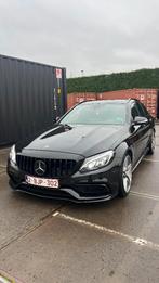 Mercedes-Benz C63S Lichte vracht, Auto's, Automaat, Achterwielaandrijving, Zwart, Leder