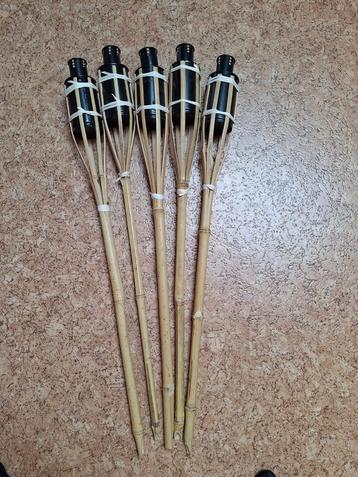 Nieuwe tuinfakkels 5 stuks  beschikbaar voor biedingen