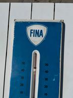 FINA oud reclamebord / thermometer, Verzamelen, Merken en Reclamevoorwerpen, Ophalen of Verzenden, Gebruikt, Reclamebord