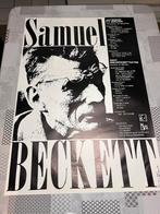 Vintage Poster Samuel Beckett, Rechthoekig Staand, Deurposter of groter, Ophalen of Verzenden, Zo goed als nieuw