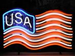 USA vlag neon veel andere mancave gameroom decoratie neons, Ophalen of Verzenden, Nieuw, Lichtbak of (neon) lamp