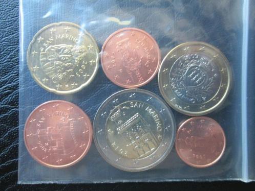 San Marino (overschot), Postzegels en Munten, Munten | Europa | Euromunten, Setje, Overige waardes, San Marino, Ophalen