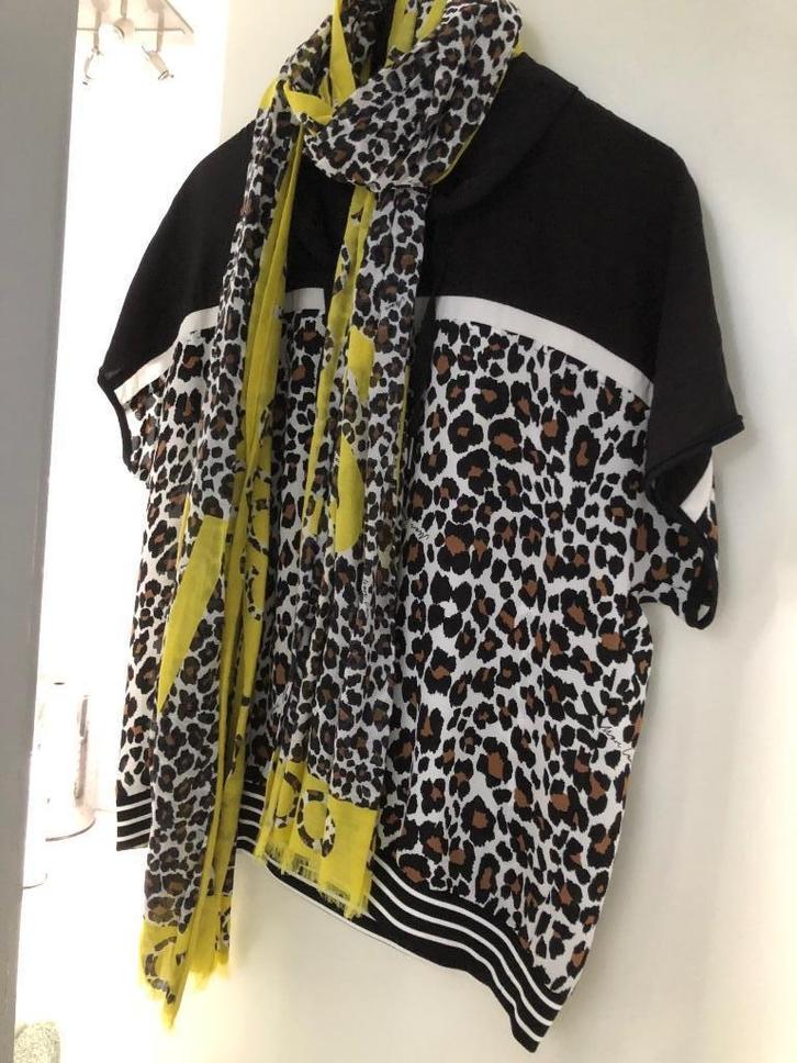 Marc cain marccain rok/ pul en bijpassende sjaal splinternie, Kleding | Dames, Rokken, Nieuw, Maat 38/40 (M), Wit, Knielengte