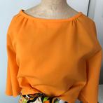 Vintage oranje bloesje maat 38, Kleding | Dames, Ophalen of Verzenden, Zo goed als nieuw, Maat 38/40 (M), Oranje