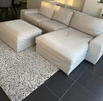 Zetel + poef + tapijt, Ophalen, Gebruikt