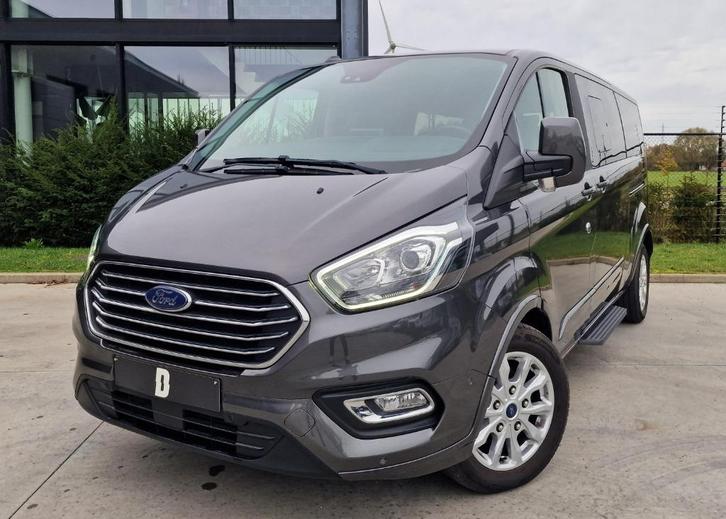 FORD Tourneo Custom2.0 TD L2H1 Titanium S/S/Trekhaak/Carplay, Auto's, Ford, Bedrijf, Te koop, Tourneo Connect, ABS, Achteruitrijcamera