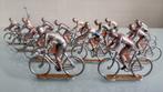 Oude metalen miniatuur wielrenners/coureurs., Antiek en Kunst, Ophalen of Verzenden