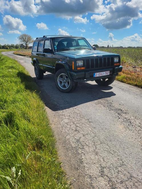 Jeep cherokee xj 4x4 2000 (lichte vracht), Auto's, Jeep, Particulier, Cherokee, 4x4, ABS, Cruise Control, Trekhaak, Ophalen