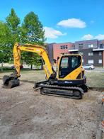 Graafmachine Hyundai R80CR-9A + aanhangwagen, Ophalen, Graafmachine