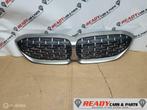 Grille BMW 3-serie G20 G21 M340I GRILL NIEREN CHROOM DIAMOND, Gebruikt, Ophalen of Verzenden, BMW, BMW