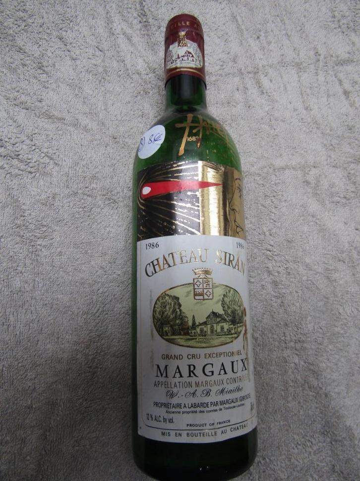 Lege wijnfles, gegoten glas, H30-D7.5-P2.5, 1150 g, Verzamelen, Wijnen, Gebruikt, Ophalen of Verzenden