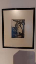Pentekening kerk Ressegem, Antiek en Kunst, Ophalen