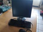 Pc scherm met toetsenbord en muis, Ophalen, Zo goed als nieuw