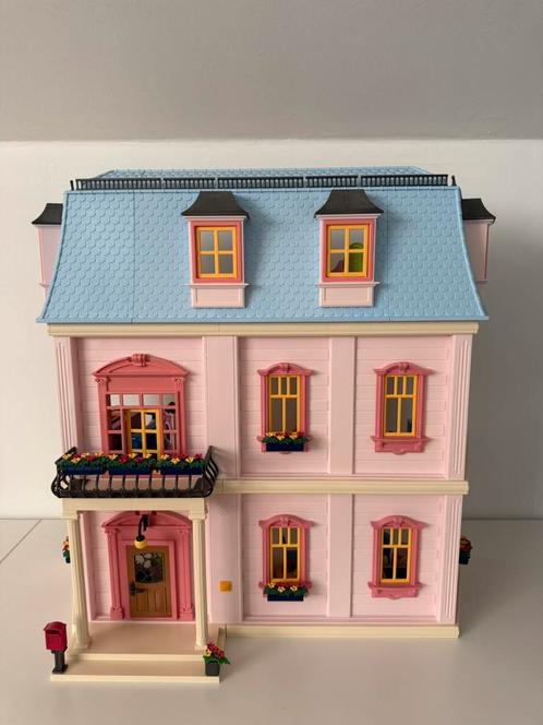 Playmobil herenhuis 5303 met inrichting, Kinderen en Baby's, Speelgoed | Poppenhuizen, Zo goed als nieuw, Poppenhuis, Ophalen