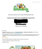 Plaats voor Bellewaerde, Eén persoon, Ticket of Toegangskaart