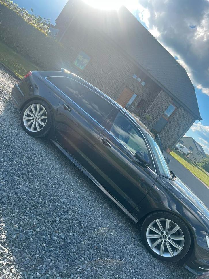 Audi A6 2x Sline 2.0 150 pk, Auto's, Audi, Particulier, A6, Bluetooth, Diesel, Euro 6, Break, 5 deurs, Automaat, Bruin, Zwart
