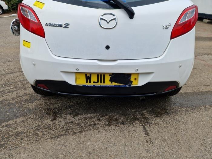 Achterbumper van een Mazda 2., Auto-onderdelen, Carrosserie, Bumper, Mazda, Gebruikt, 3 maanden garantie, Ophalen of Verzenden