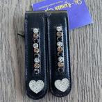 Laarzenclip Zilver Roze Hart Zwart *~*NIEUW*~*, Dames, Dressuur, Nieuw, Ophalen of Verzenden