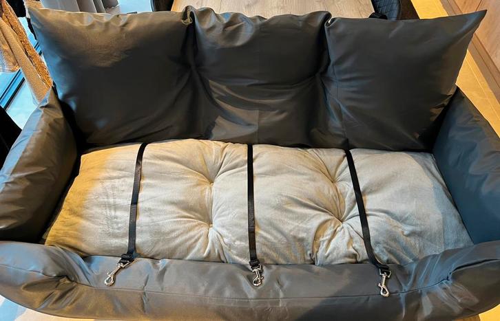 Honden autostoel voor achterbank, Animaux & Accessoires, Paniers pour chiens, Comme neuf, Enlèvement ou Envoi