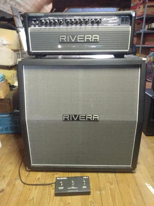 Rivera Knucklehead half stack matched 4 * 12 cabinet, Muziek en Instrumenten, Versterkers | Bas en Gitaar, Gebruikt, Gitaar, 100 watt of meer
