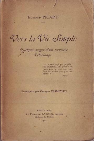 Edmond Picard, Vers la vie simple, Enlèvement ou Envoi, Edmond Picard