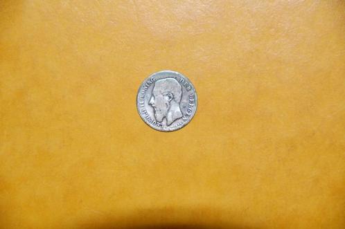 50 centiem 1886 VL, Postzegels en Munten, Munten | België, Losse munt, Zilver, Zilver, Verzenden