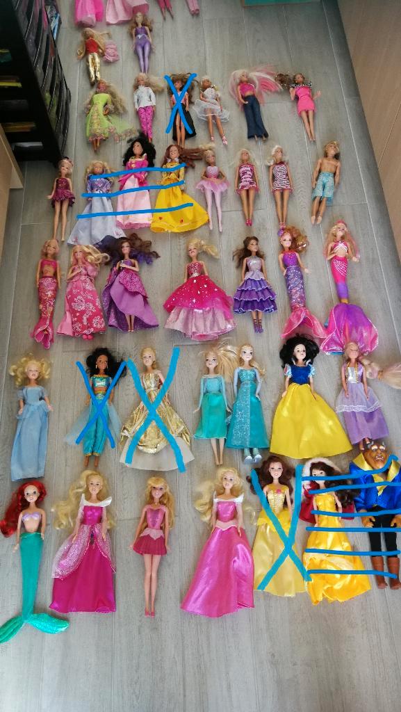 Barbie poppen - groot assortiment, Kinderen en Baby's, Speelgoed | Poppen, Zo goed als nieuw, Barbie, Ophalen of Verzenden