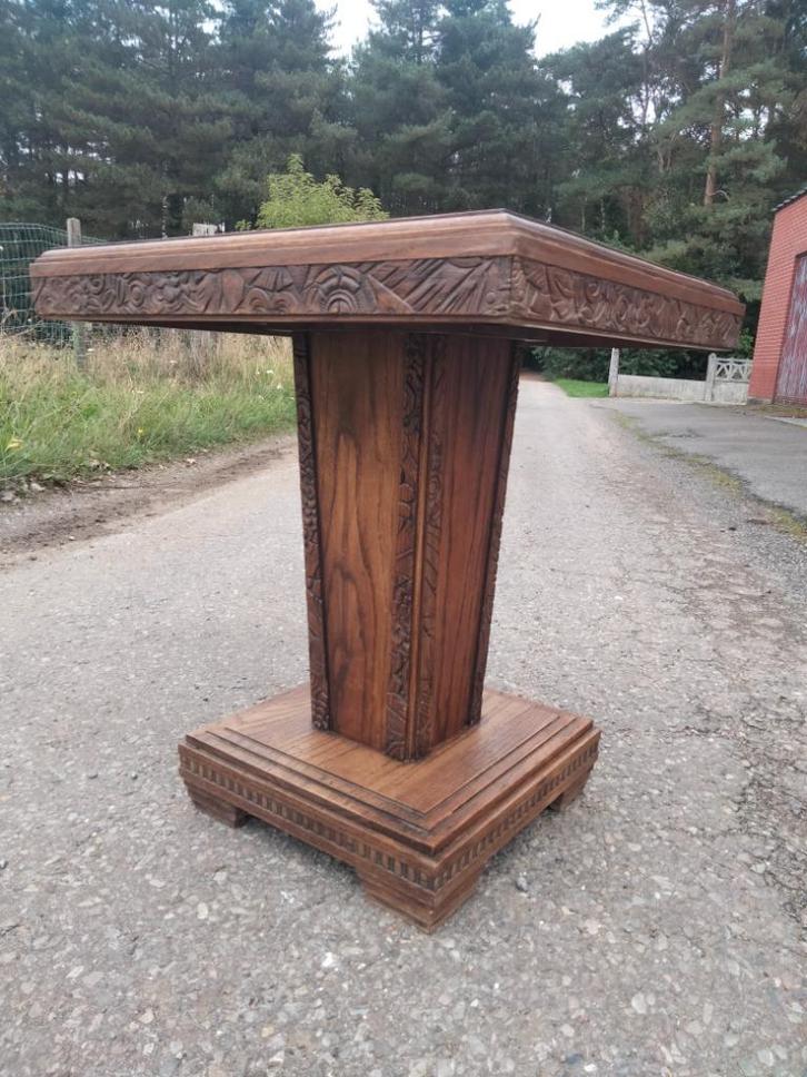 1920s Art Deco brocante gueridon bijzettafel, Antiek en Kunst, Antiek | Woonaccessoires, Ophalen