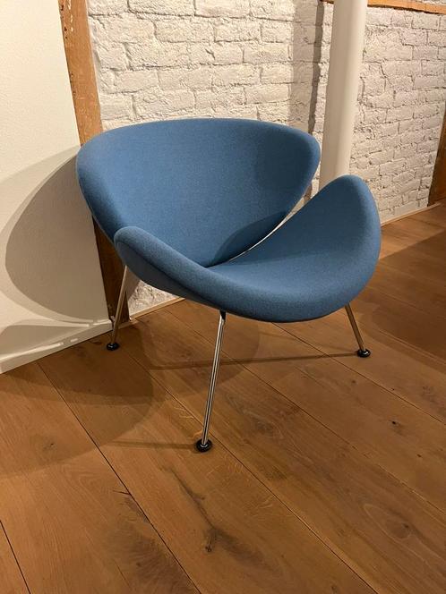 Artifort Orange Slice Pierre Paulin 1980s, Huis en Inrichting, Fauteuils, Zo goed als nieuw, Metaal, Stof, 75 tot 100 cm, 75 tot 100 cm