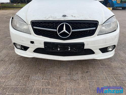 MERCEDES C KLASSE W204 WIT 650 Voorbumper 2007-2011, Auto-onderdelen, Carrosserie, Bumper, Mercedes-Benz, Voor, Gebruikt, Ophalen of Verzenden