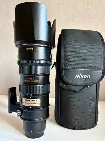 Nikon Nikkor AF-s VR 70-200 mm 1:2.8 G lens beschikbaar voor biedingen