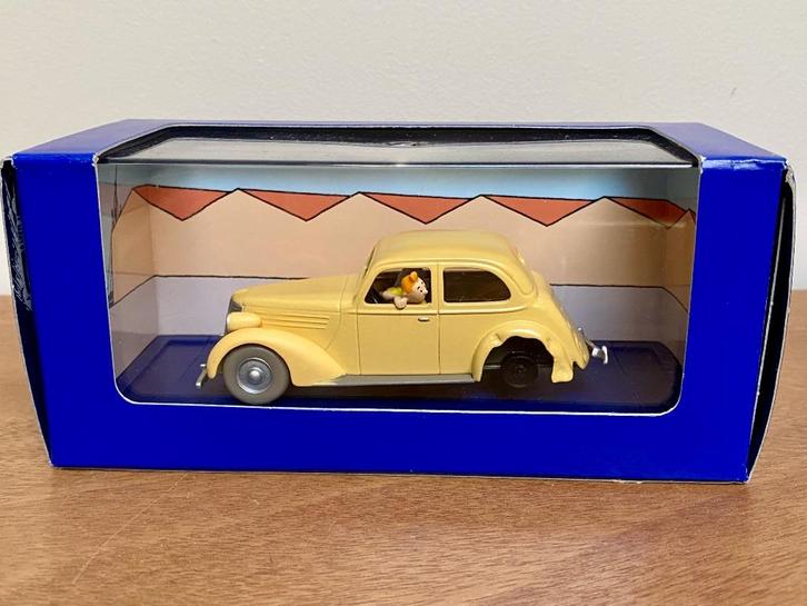 Kuifje auto 1/43 atlas KUIFJE de Krabben met de gouden klauw, Verzamelen, Stripfiguren, Nieuw, Kuifje, Ophalen of Verzenden