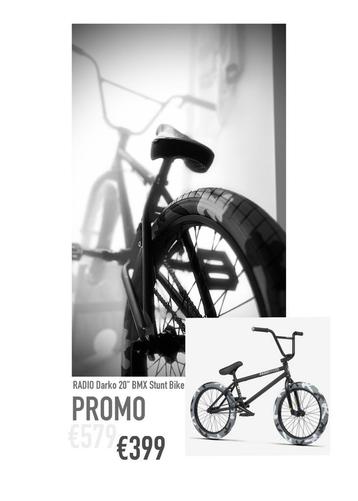 2x PROMO RADIO stunt BMX - NIEUW*