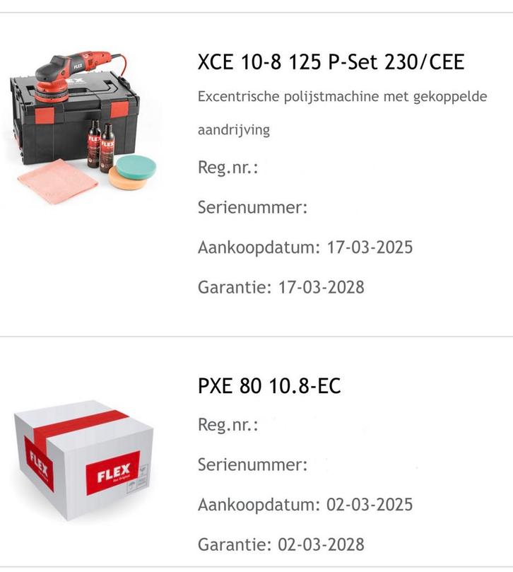 Professionele polijstset FLEX tools (garantie tot 03/2028), Auto diversen, Onderhoudsmiddelen, Ophalen