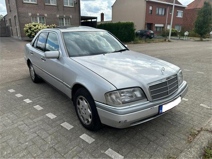 C280 mercedes airco w202 oldtimer 193pk, Auto's, Mercedes-Benz, Particulier, C-Klasse, ABS, Airbags, Airconditioning, Centrale vergrendeling